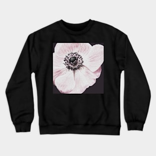 Flower, Flower print, Plant print, Scandinavian print, Trendy print, Styled, Pillow, Modern art, Wall art, Print, Minimalistic, Modern Crewneck Sweatshirt